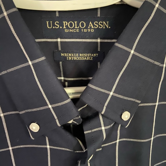 *SALE* Men’s U.S POLO ASSN dress shirt large BNWT - Picture 3 of 7